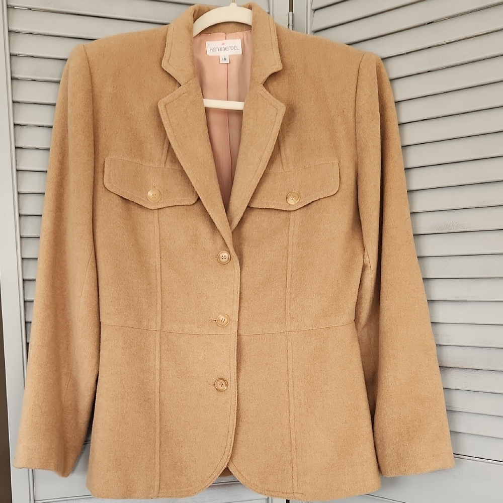 Vintage Henri Bendel Camel Hair Old Money Upscale Capsule Prep Model Off Duty